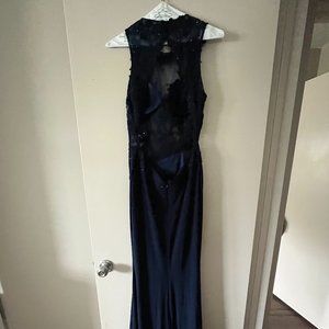 Clarisse Navy Blue formal gown